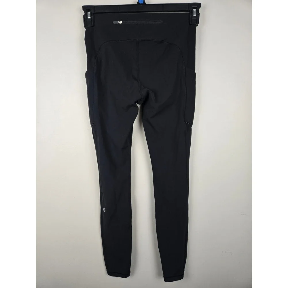 Lululemon Speed Up Tight 28 Black High Rise Running‎ Leggings Womens Size 6